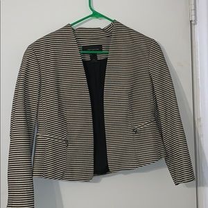 Stripe crop jacket
